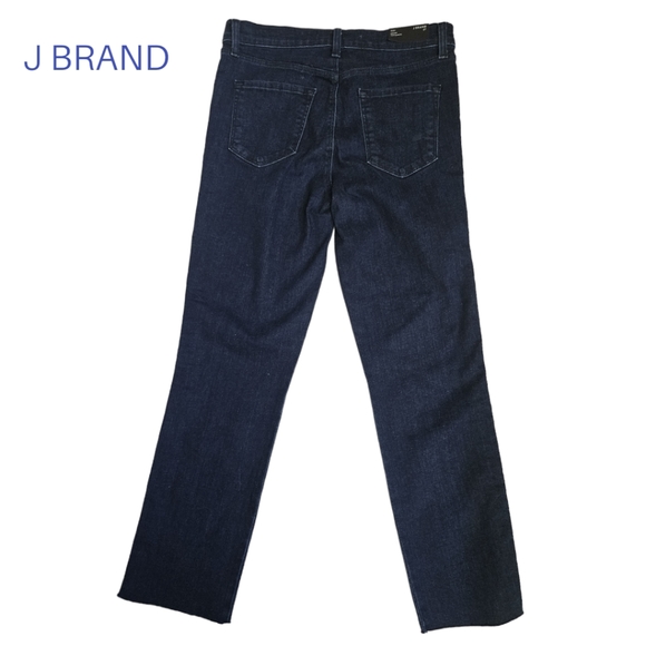 J BRAND Ruby Braided Catonite High-Rise Crop Cigarette Jean - Picture 4 of 9